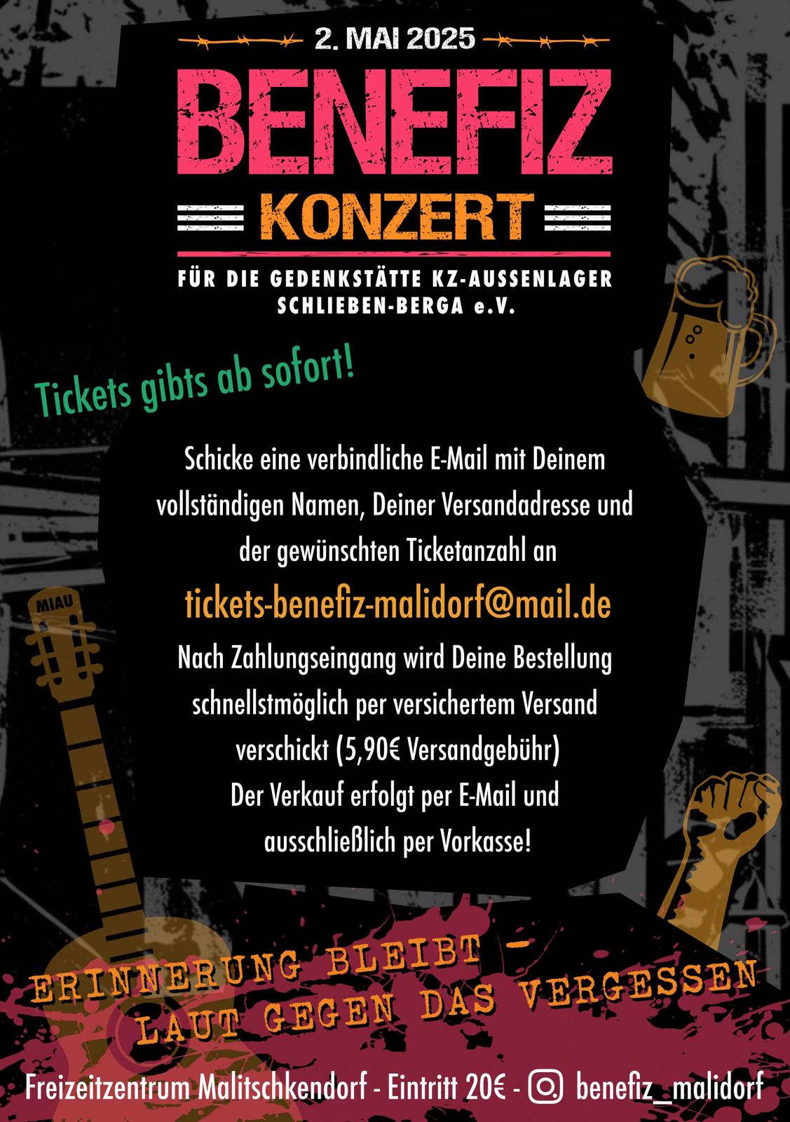 Benefizkonzert zugunsten der Gedenkstätte, Aufnahme 2